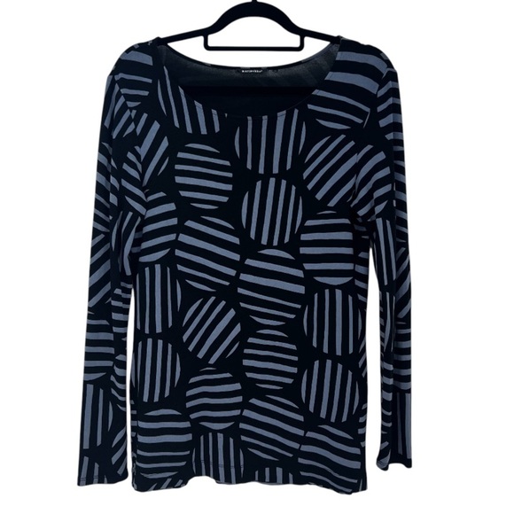 Marimekko Tops - Marimekko Geometric Print Long Sleeve Shirt Size M